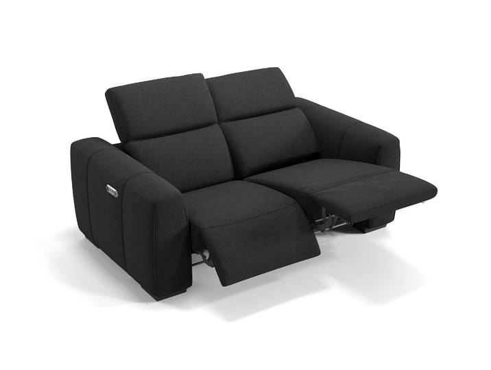 Stoff Sofa MILLESIMO + Sitzheizung Couch Relaxsofa