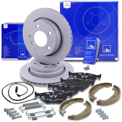 Ate Bremsscheiben +Bremsbeläge +Kontakte +Handbremse hinten [Hersteller-Nr. 40671154] für BMW