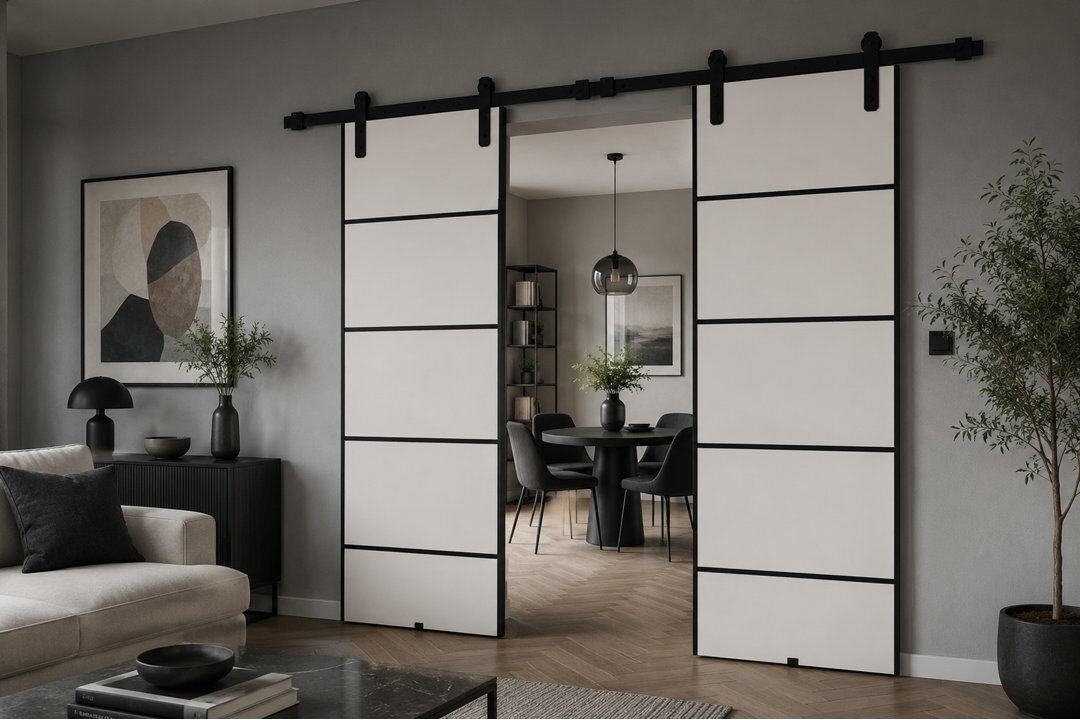 Union Rustic Door White 152cm x 205cm