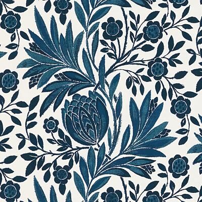 Ravello Blue Fabric by the Yard - Ballard Designs