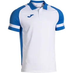 JOMA Lider Poloshirt 207 - weiß/royalblau S