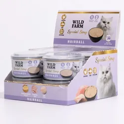 WILD FARM Special Soup 8x80g Haarball