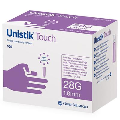Unistik Touch 28 G Sicherheitslanzetten 100 St Lanzetten