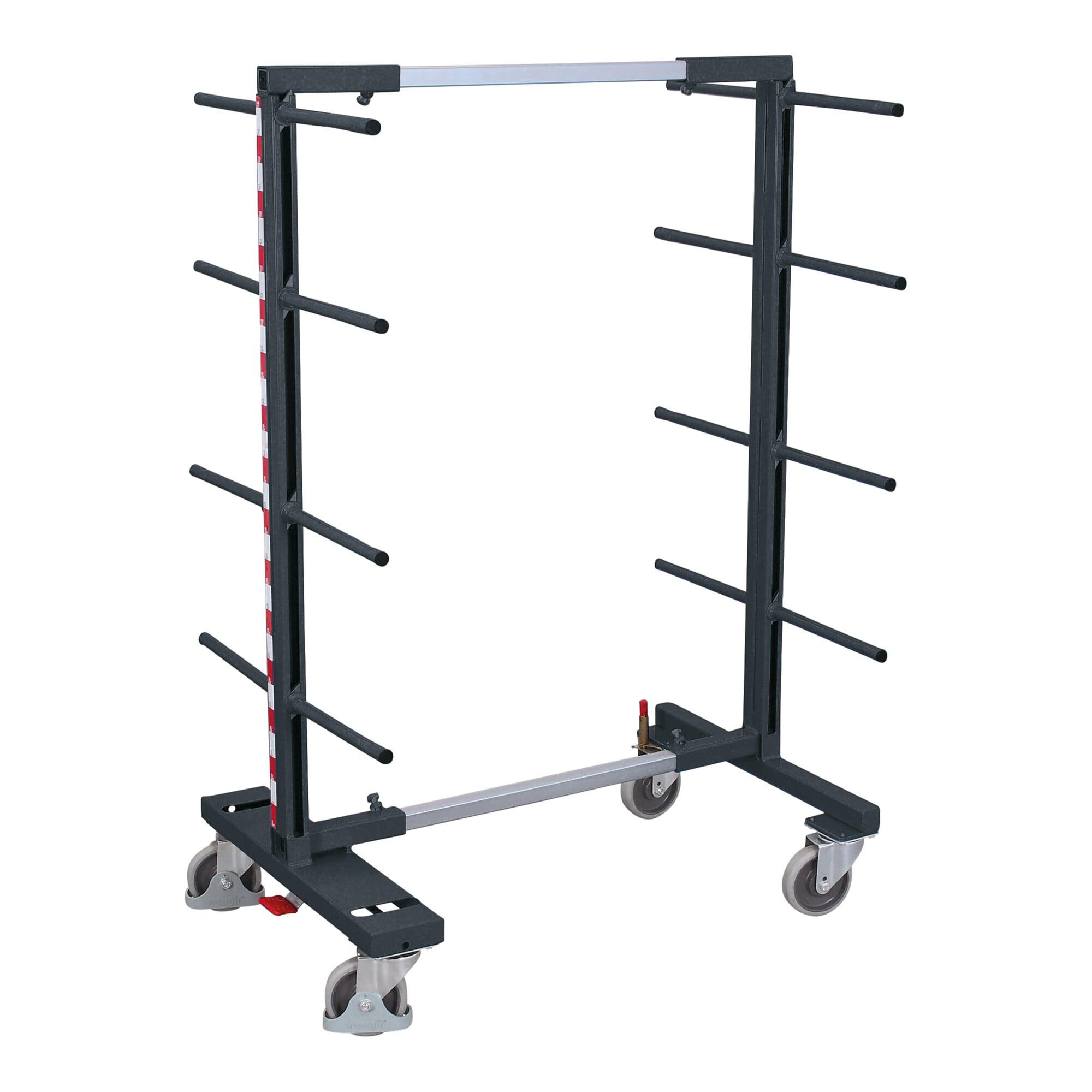 VARIOfit Tragarmwagen zweiseitig RAL 7016 (sw-160.007/AG)
