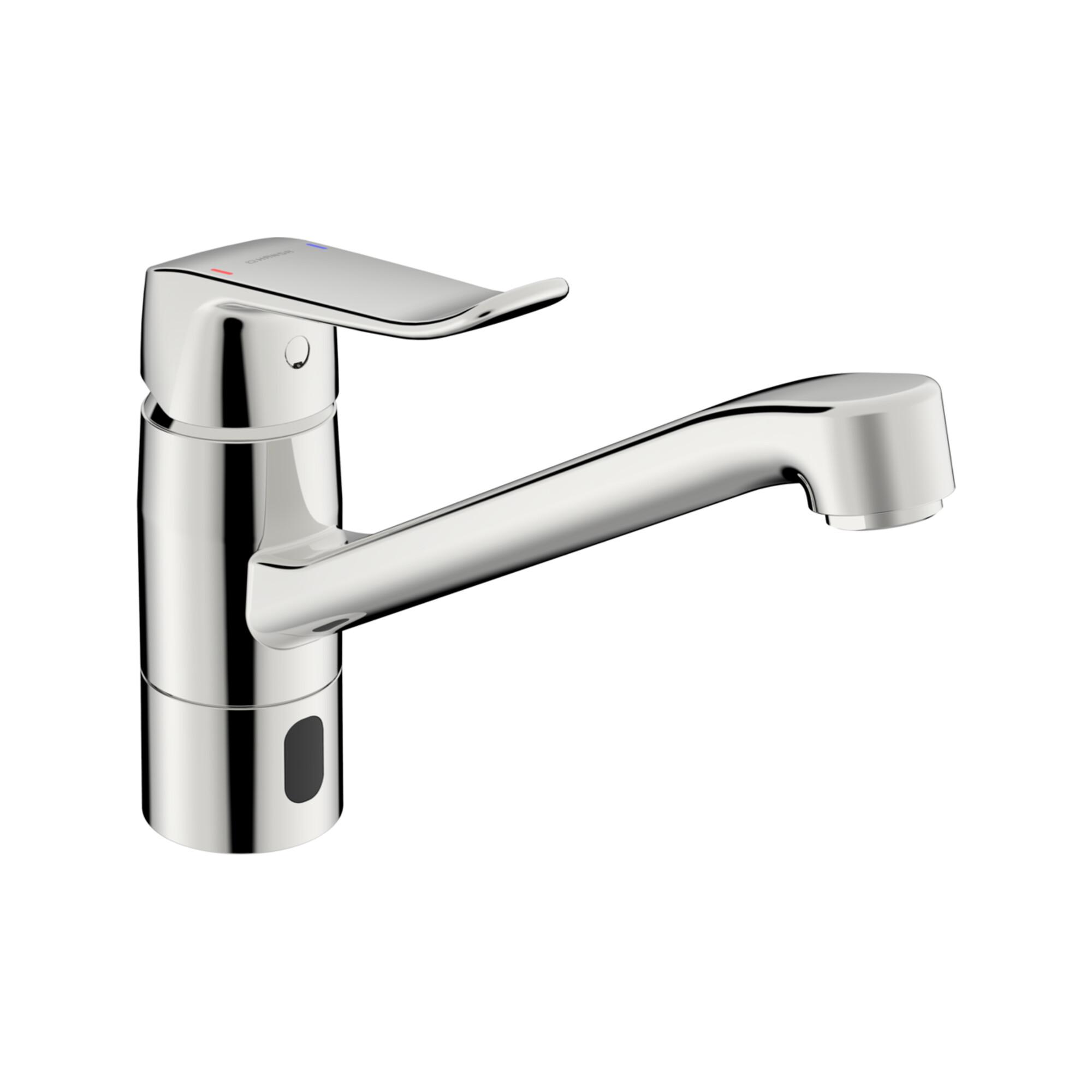 Hansa Infrarot-Spültischarmatur HANSACARE Hybrid/Bluetooth, Netz, Ausl. 214mm, chr (46132009)