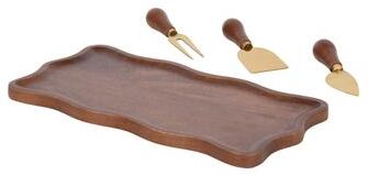 Kate and Laurel Waylock Cheese Board with Utensils