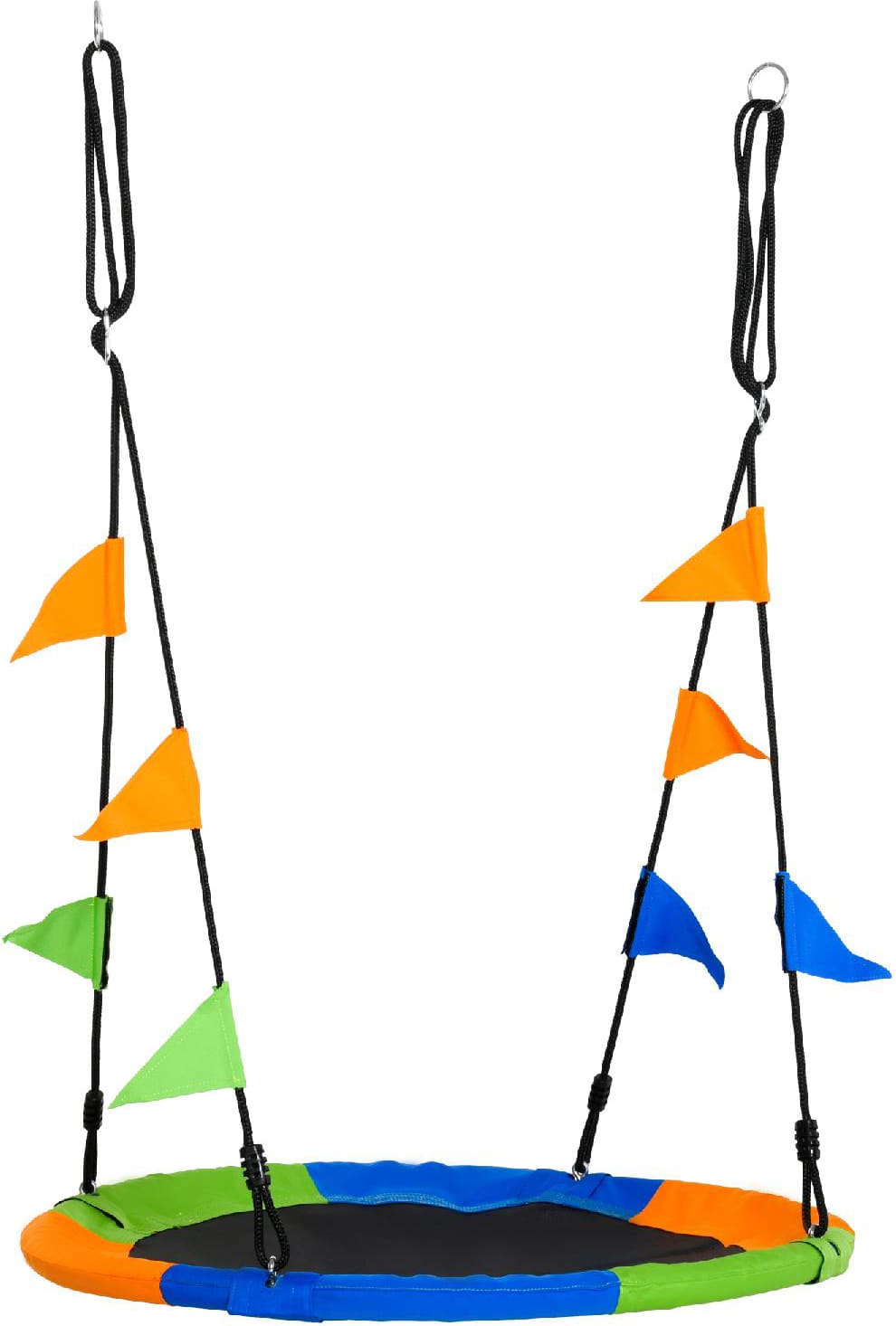 vivagarden 3134 Altalena Rotonda Per Bambini +3 Anni Per Esterni E Interni Multicolor - 3134