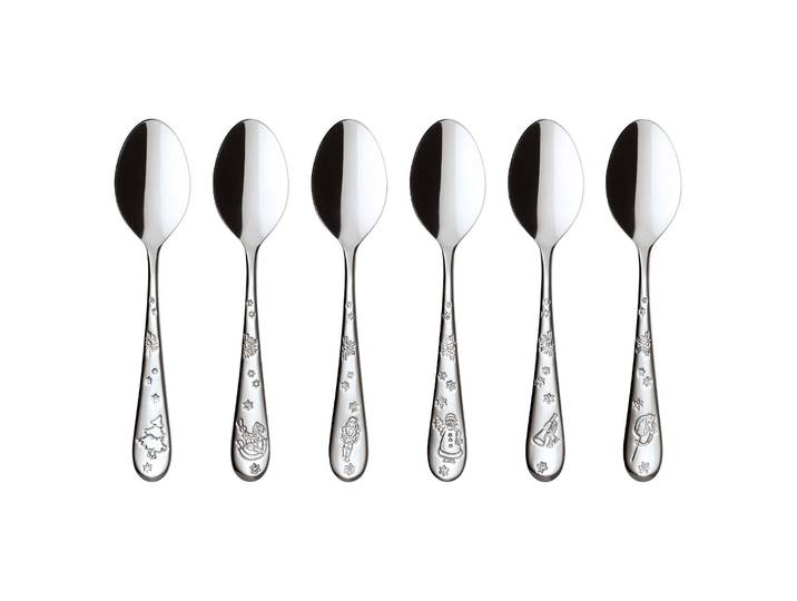 Esslöffel VILLEROY & BOCH Kaffeelöffel Toy's Delight 6er Set edelstahl , silber (edelstahl), B:15cm L:20cm, Esslöffel, Esslöffel, Spülmaschinenfest