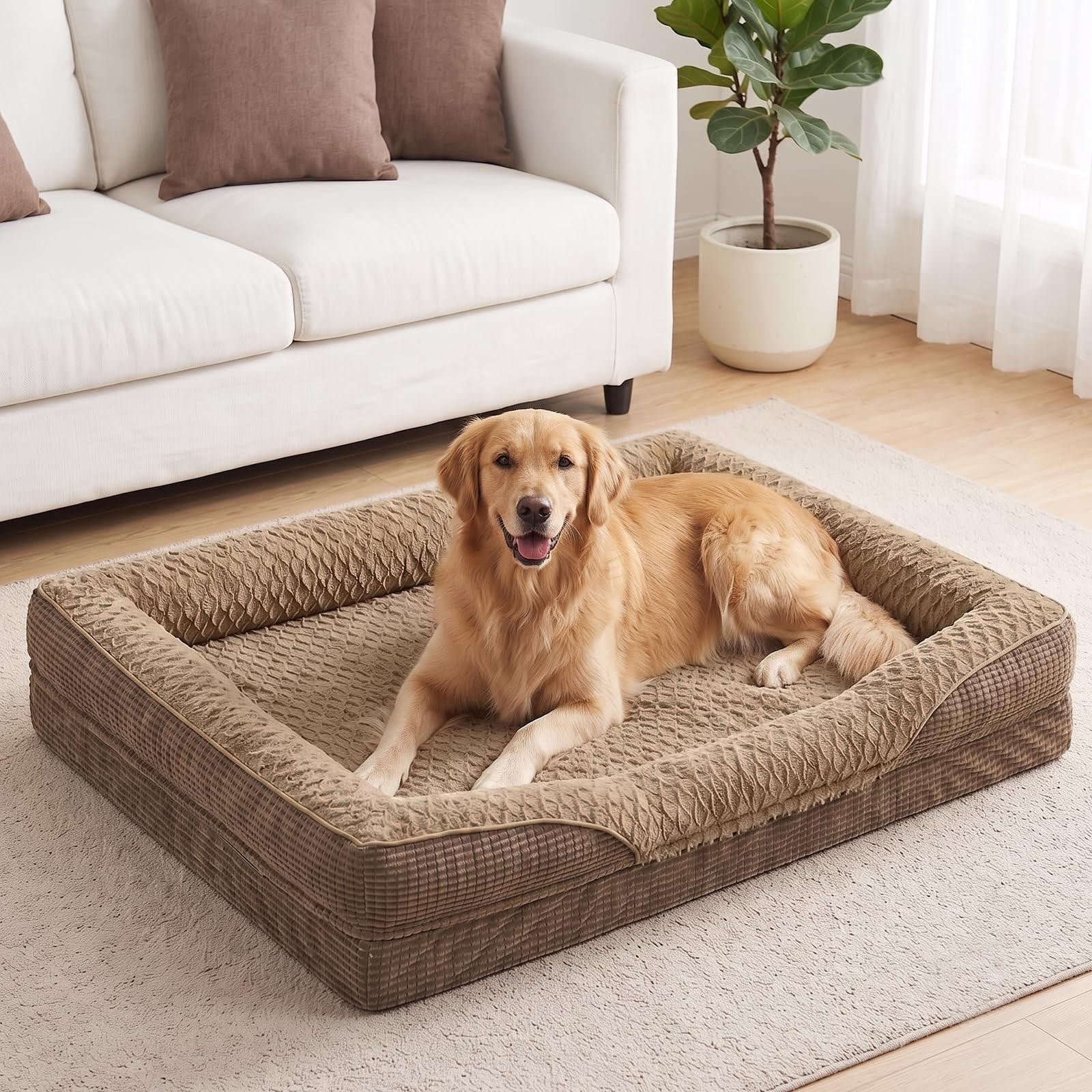 Orthopedisch hondenbed voor grote honden met memory foam