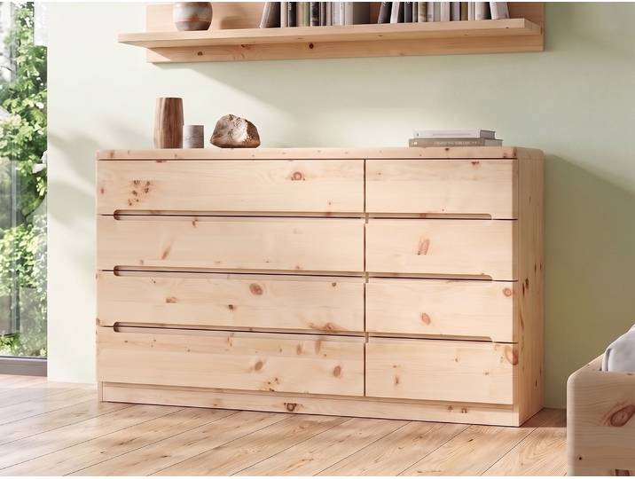 Zirbenkommode „Marlon“ 150 cm Massivholz Zirbe