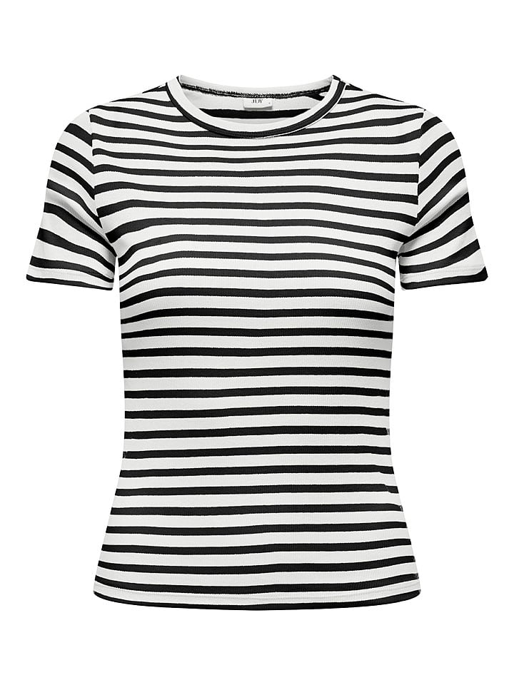JDY Shirt in Weiß/ Schwarz - XL