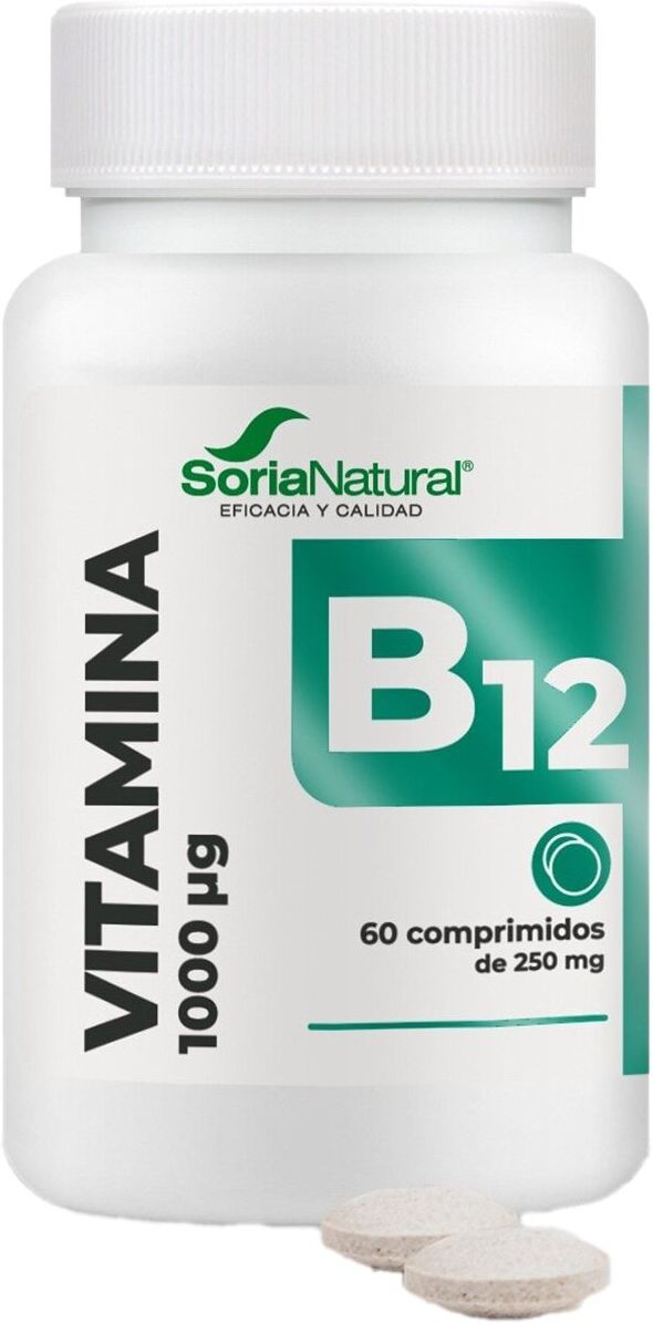 Soria Natural Vitamin B12 1000 mg 60 Tablets