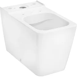 hansgrohe EluPura Q Stand-WC für aufgesetzten Spülkasten 640, AquaFall Flush, Weiß, 60263450