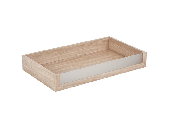 Hom`in Schublade, Eichefarben, Holzwerkstoff, Glas, 83x12x45 cm, Schlafzimmer, Kleiderschränke, Schrankzubehör