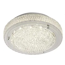 LED Decken Lampe Leuchte Chrom Alu Flur Küche Schlaf Wohn Zimmer Beleuchtung