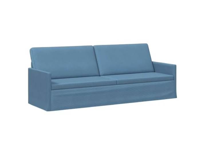 vidaXL 3-Sitzer Sofa Blau 220 x 81 x 82 cm Cordstoff Bietet dauerhafte Unterstützung und Zuverlässigkeit. Schaumkissen sorgen für überlegenen Komfort