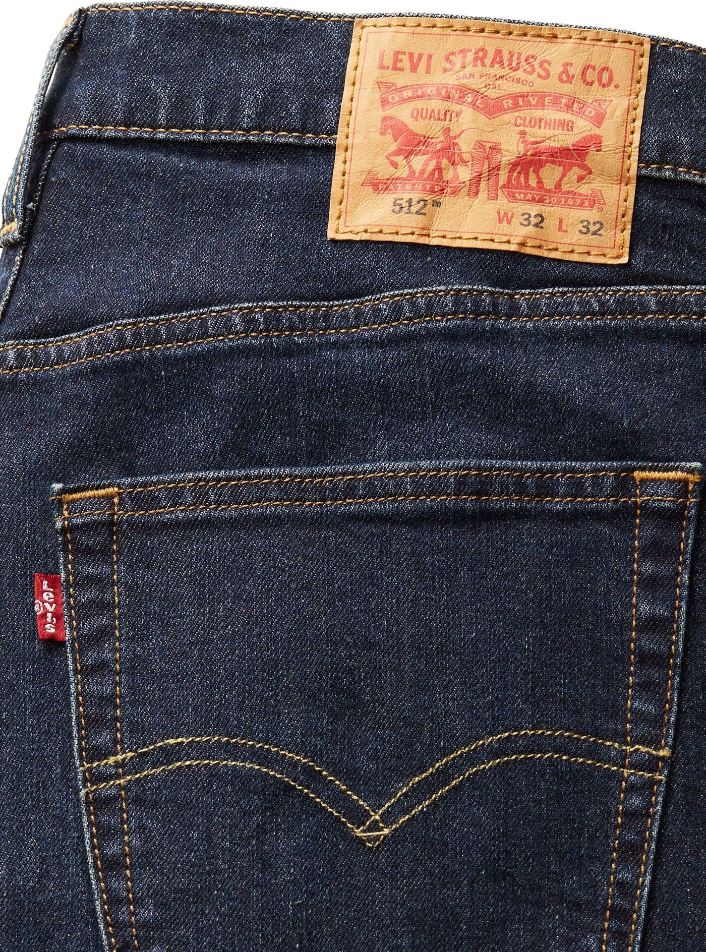 Levi's Levis "512 Slim Taper Fit" mit Markenlabel good reasons adv 30, Länge 32