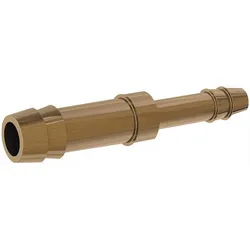 Riegler Doppelschlauchtülle Messing reduzierend LW 6 LW 9 - 136274