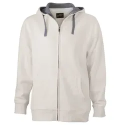 Lifestyle Kapuzen-Sweatjacke "JN963" - M - off-white