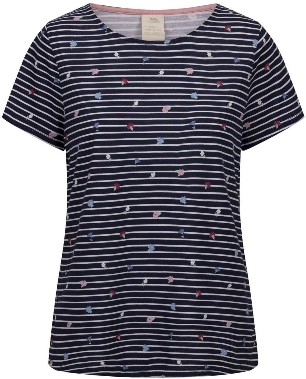 Trespass Myla - Female Casual Top Navy Floral Stripe M