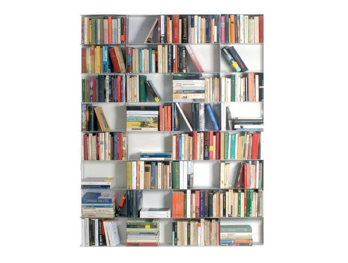 KRIPTONITE bibliothèque murale KROSSING MIDI 160 x H 200 cm (Noir mat - Métal)