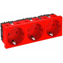 OBO Bettermann Steckdose 0 Grad, 3-fach STD-D0 SRO3