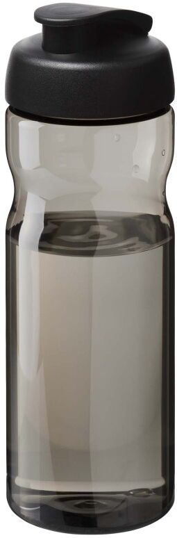 Bouteille de sport personnalisable en plastique recyclé 650 ml Base Charbon