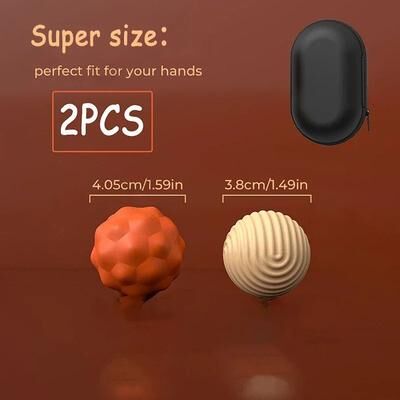 Uplift Treasures Large Magnetic Sensory Fidget Balls orange