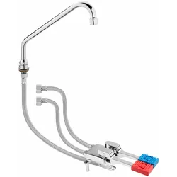 SARO Armatur mit Fußpedal - Kalt- / Warmwasser Set Modell THEA
