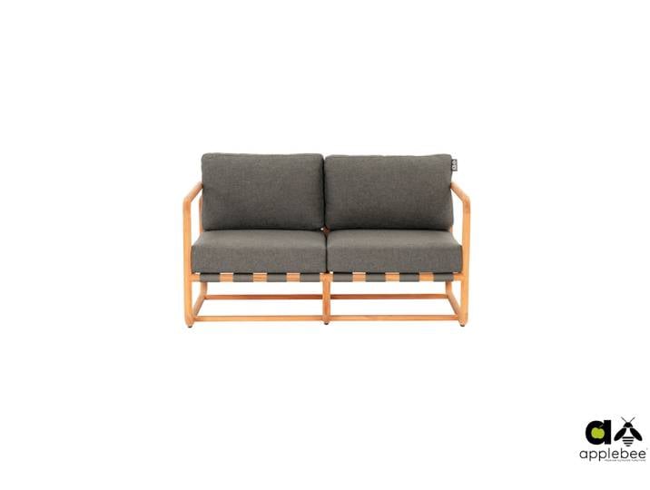 Apple Bee Dolce Lounge 2-Sitzer Sofa Teak/Olefin