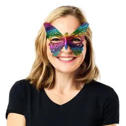 Spitzen-Maske "Schmetterling", bunt