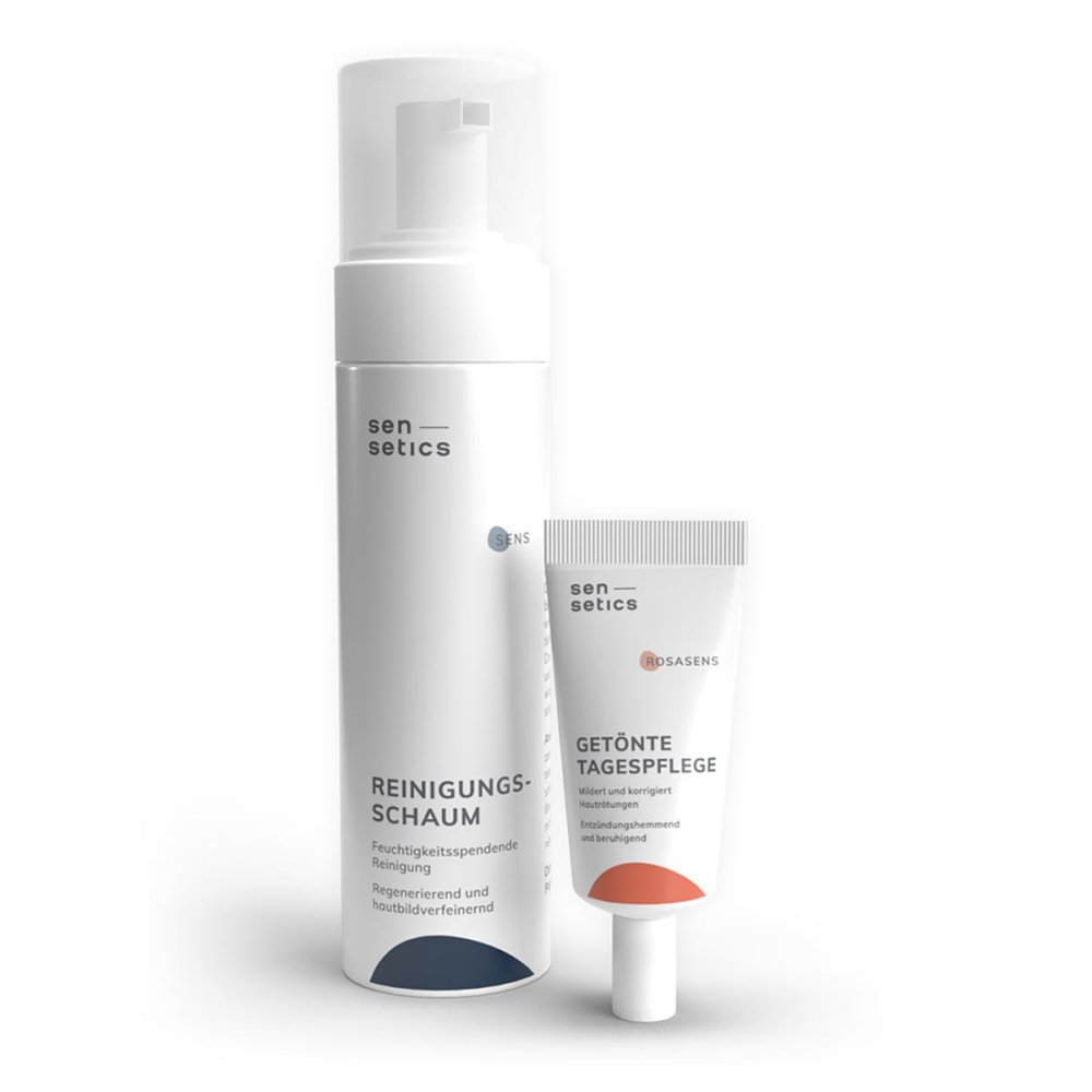 apo.com Group GmbH sensetics Rosacea Set: Reinigungsschaum + getönte Tagespflege 08105327
