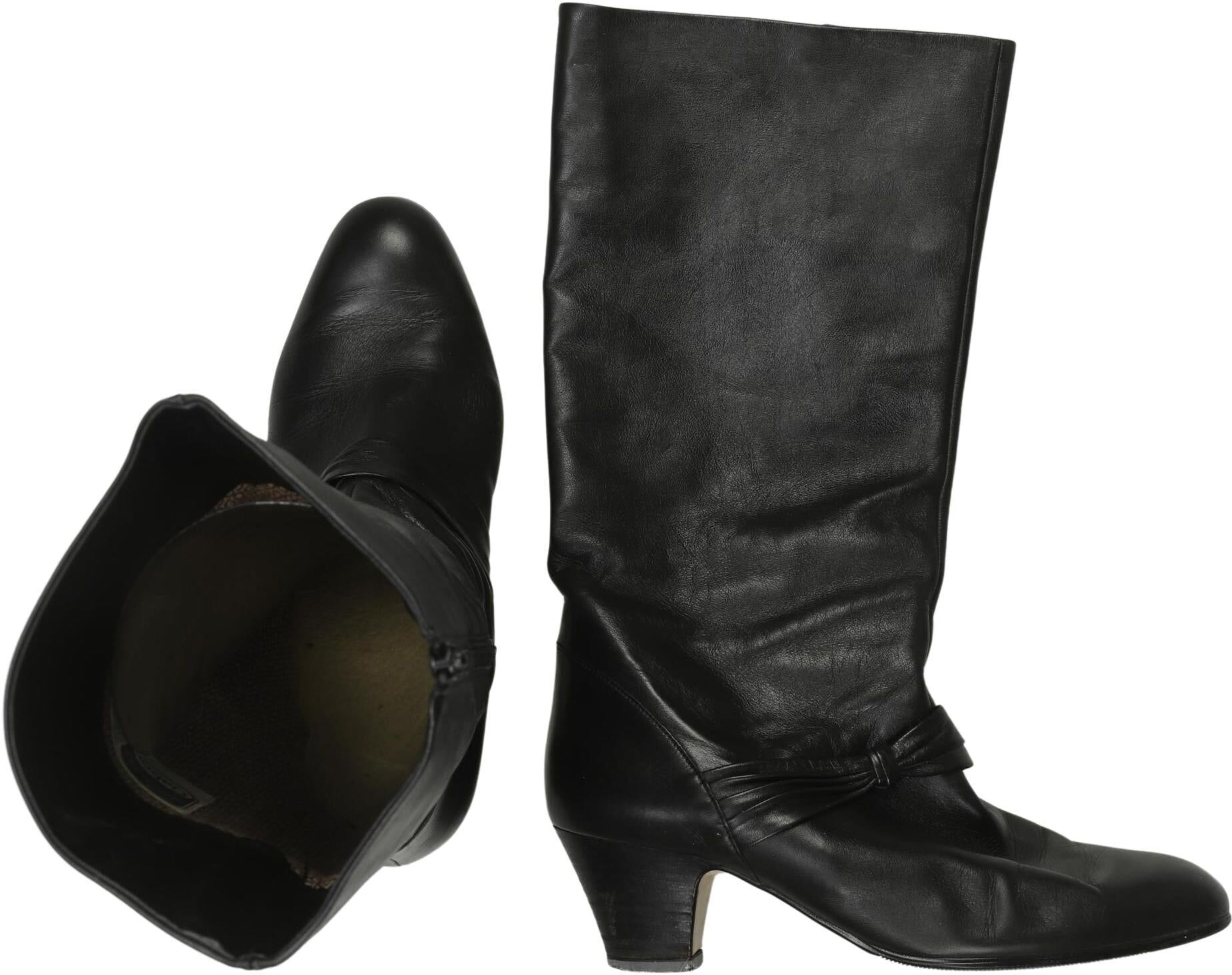 Gabor Damen Stiefel, Schwarz, Gr. EU 38 (UK 5), Leder - Second Hand