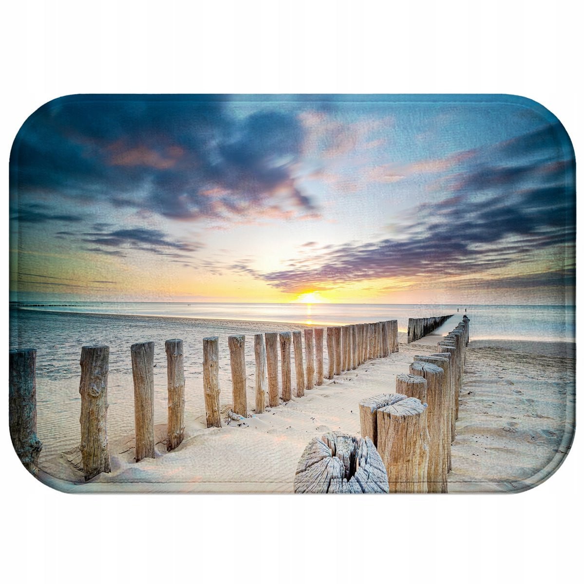 TabPrint Zachte Rechthoekige Badkamermat - Sneldrogend & Antislip - 40 x 60 cm