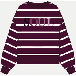 Oversize Sweatshirt Soul 3D Violett XS
