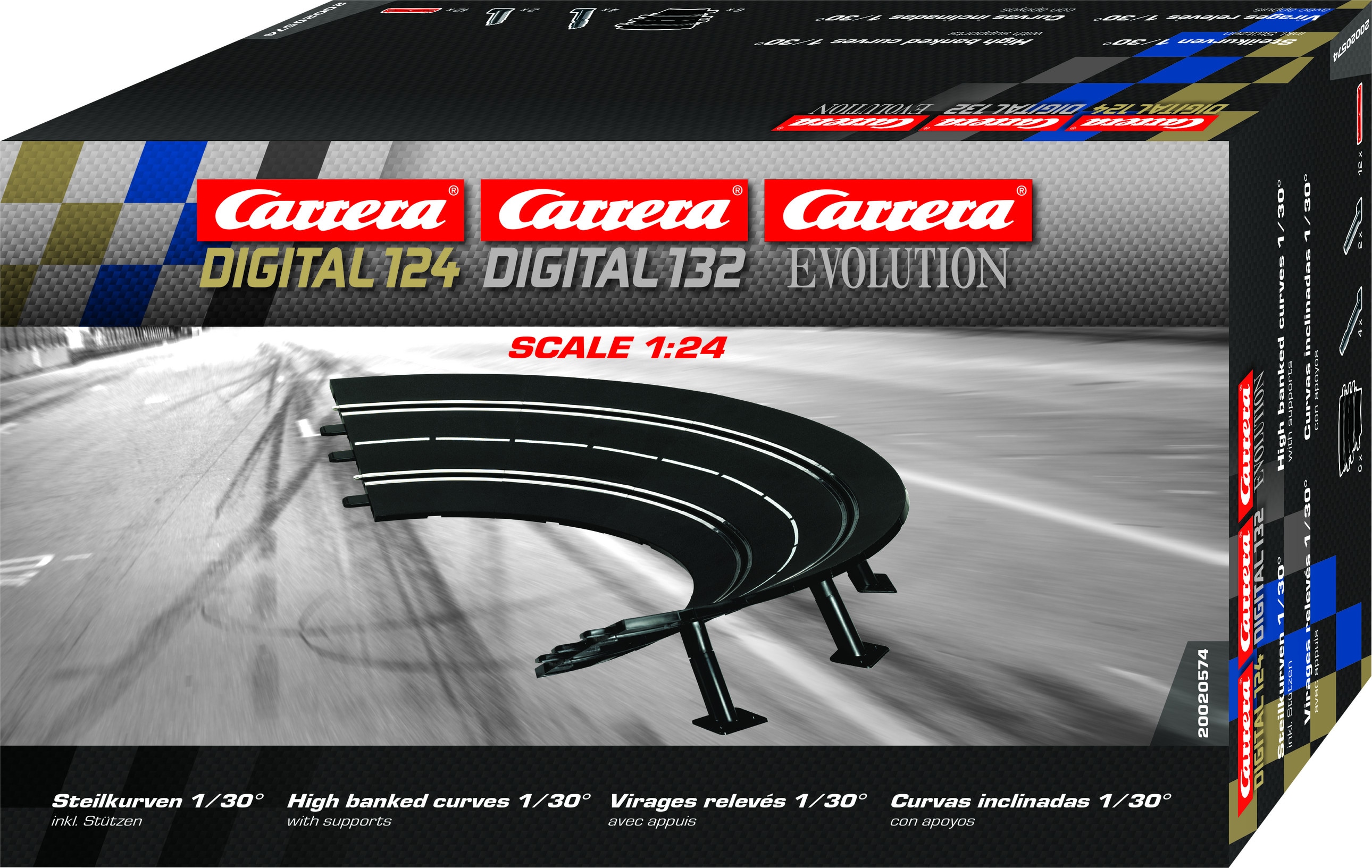 Carrera Digital 124 Steilkurven 1/30° (6)