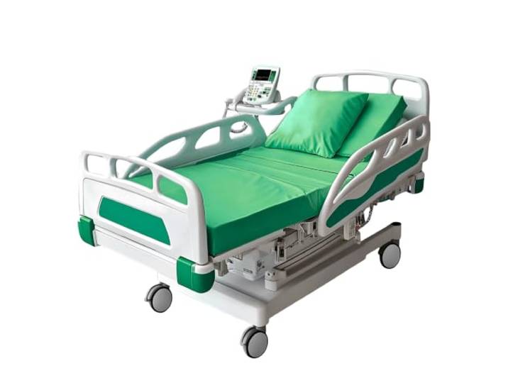 4Sleepy Matratze 90x200x17 cm wasserdicht – Kaltschaum-Pflegematratze für Pflegebett, Krankenbett & Reha, abwaschbarer Bezug grün, Made in Europe