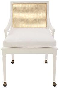 Casa Florentina Patrice Desk Chair - Buffalo Check Cornflower - Ballard Designs