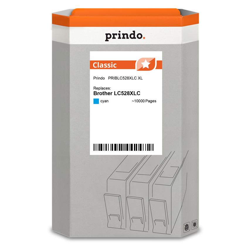 Prindo kompatibel mit Brother LC528XLC (C) (MC56514)