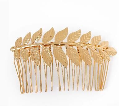 Fusion Finds Retro Gold Leaf Goddess Headband Greek Bridal Crown Tiara Hair Accessory e