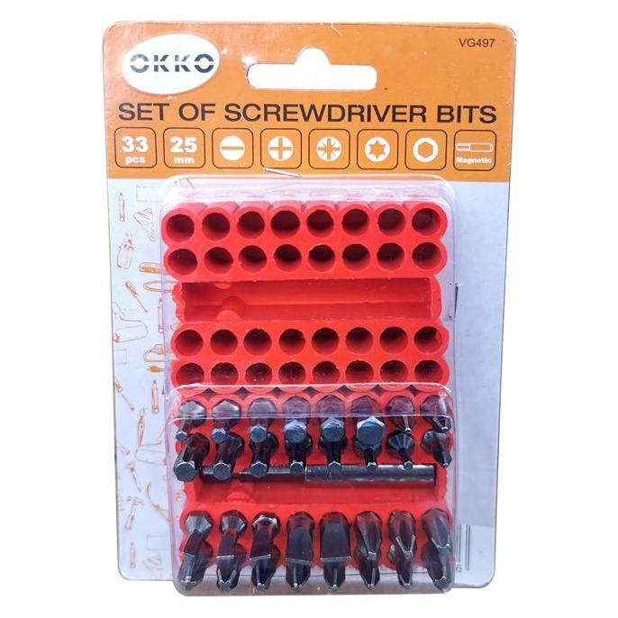 Okko 33pc Screwdriver Bits Set (Tri-Wing) (25421823)