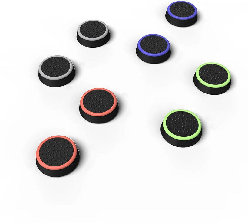 uRage Controller Grip Sæt - 8 stk - Multifarvet