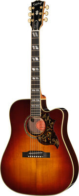 Epiphone Hummingbird Deluxe EC AB IBC Autumn Burst
