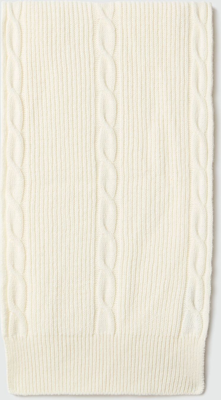 North Sails Schal mit Zopfmuster Marshmallow OS