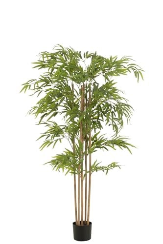 J-Line Kunstbamboe in pot, groen