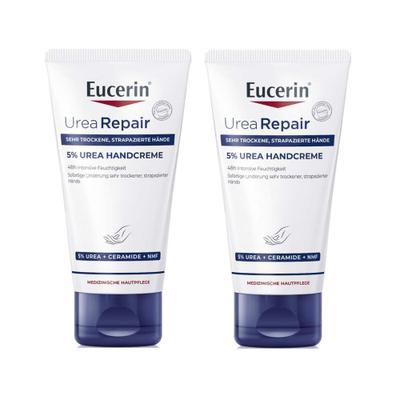 2x Eucerin UreaRepair Plus Handcreme 5% 2x75 ml Creme