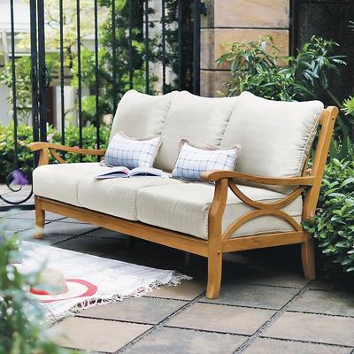 Sarasota Teak Outdoor Outdoor Sofa - Grandin Road