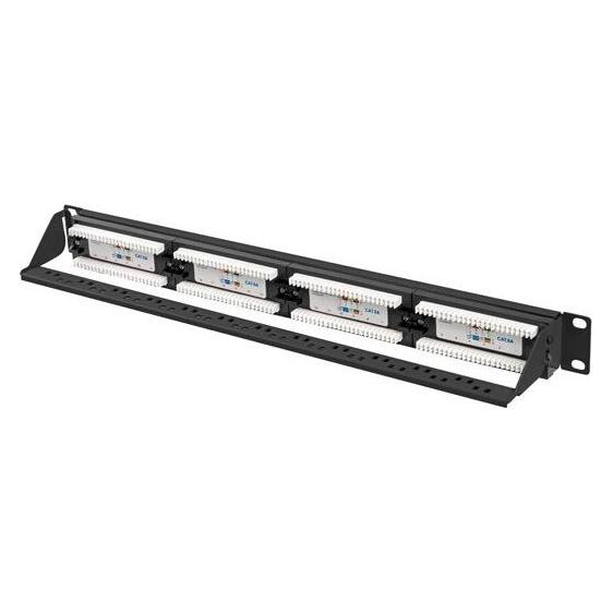 Lanberg patch panel 24port 1U cat.6A UTP (PPUA-1024-B)
