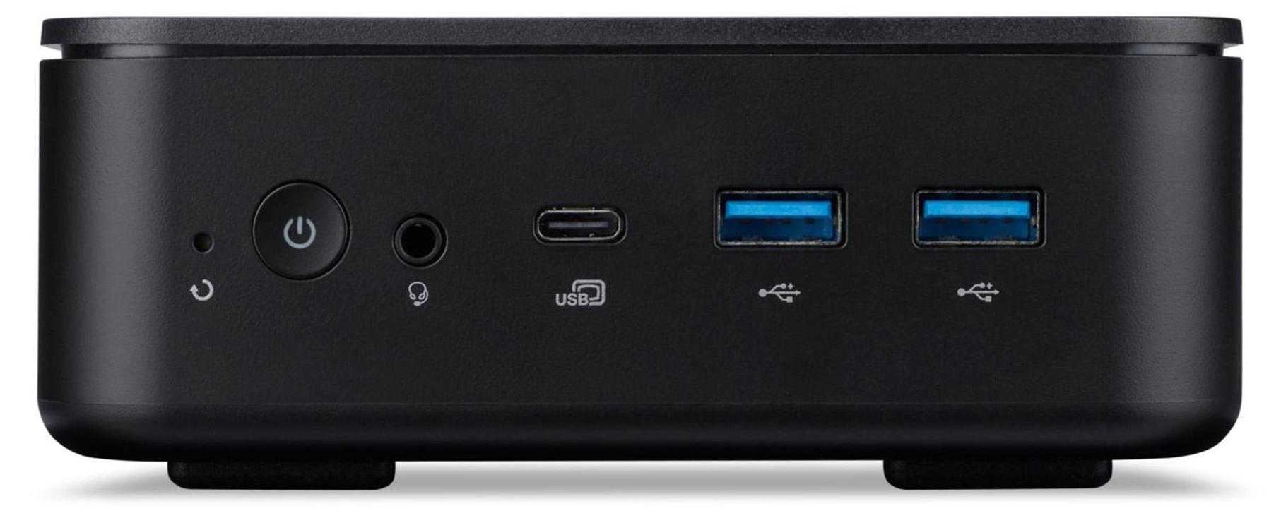 Acer Veriton NUC (Schwarz, Intel Core 5 120U, 8 GB RAM, 1 TB SSD) mit Windows 11 Pro & Office 2024 Pro