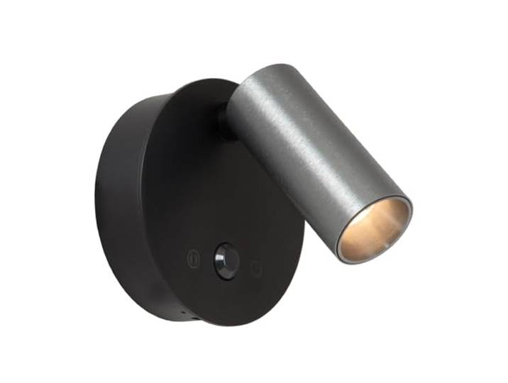 LUCIDE TONI - wiederaufladbare Wandstrahler/Wandleuchte - Akku/Batterie - Ø 8,1 cm - LED Dim. - CCT - 1x2W 2700K/4000K - Bewegungssensor (Abschaltbar) - Magnetisch - Grauguss